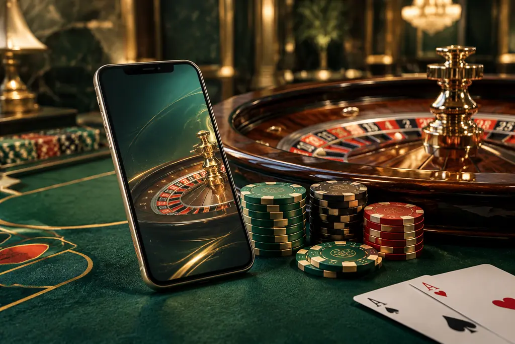 Akses casino melalui perangkat mobile